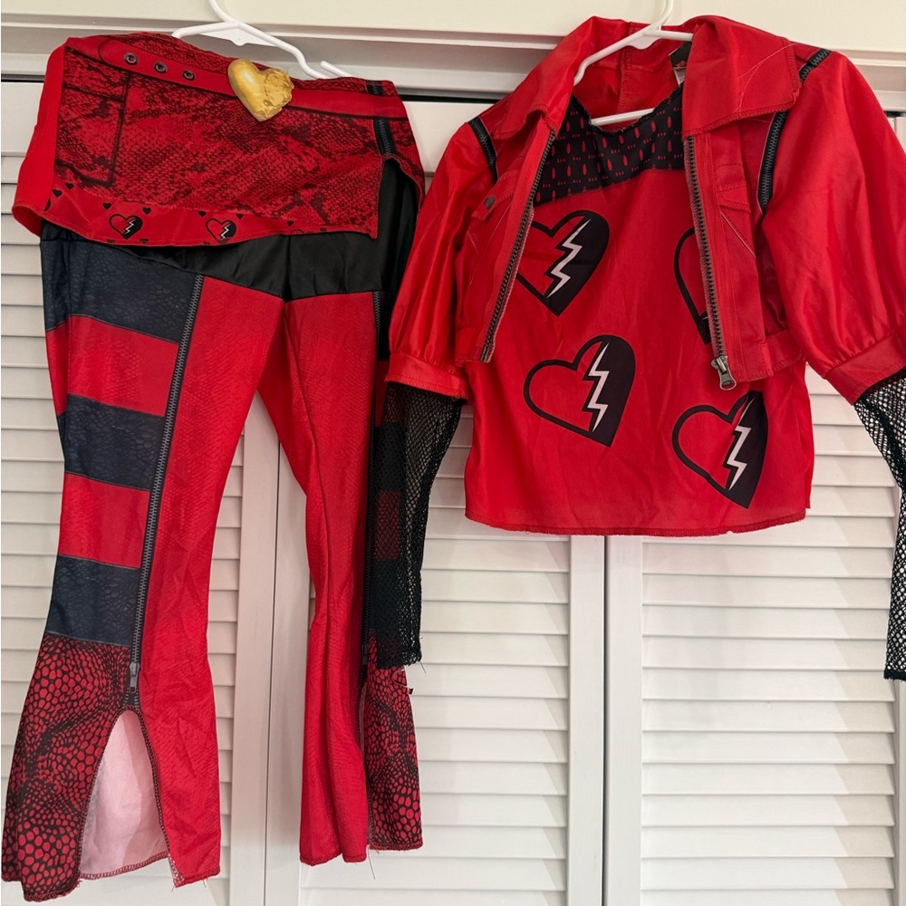Disney Descendants Red Costume Set - Jacket & Pants